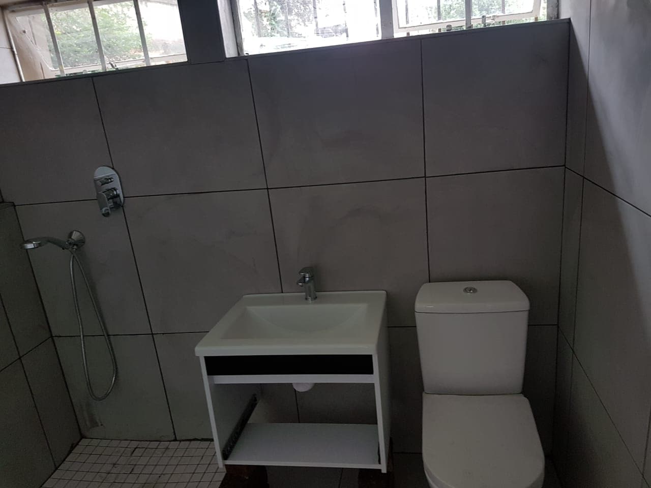 Sinqobile Construction Bathroom installation project by Sinqobile Construction in Bedfordview - Professional construction work