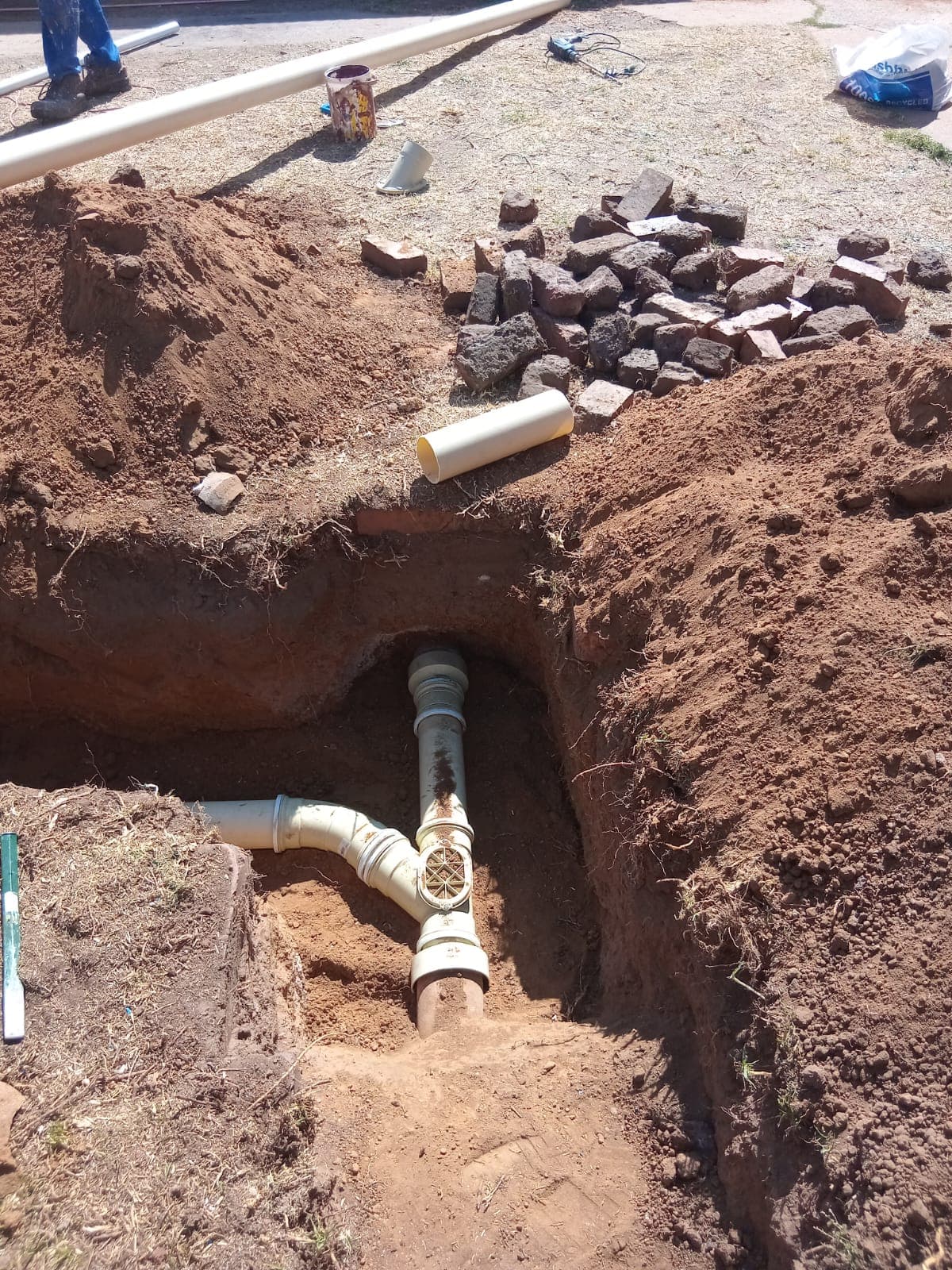 Concrete work near Roodepoort