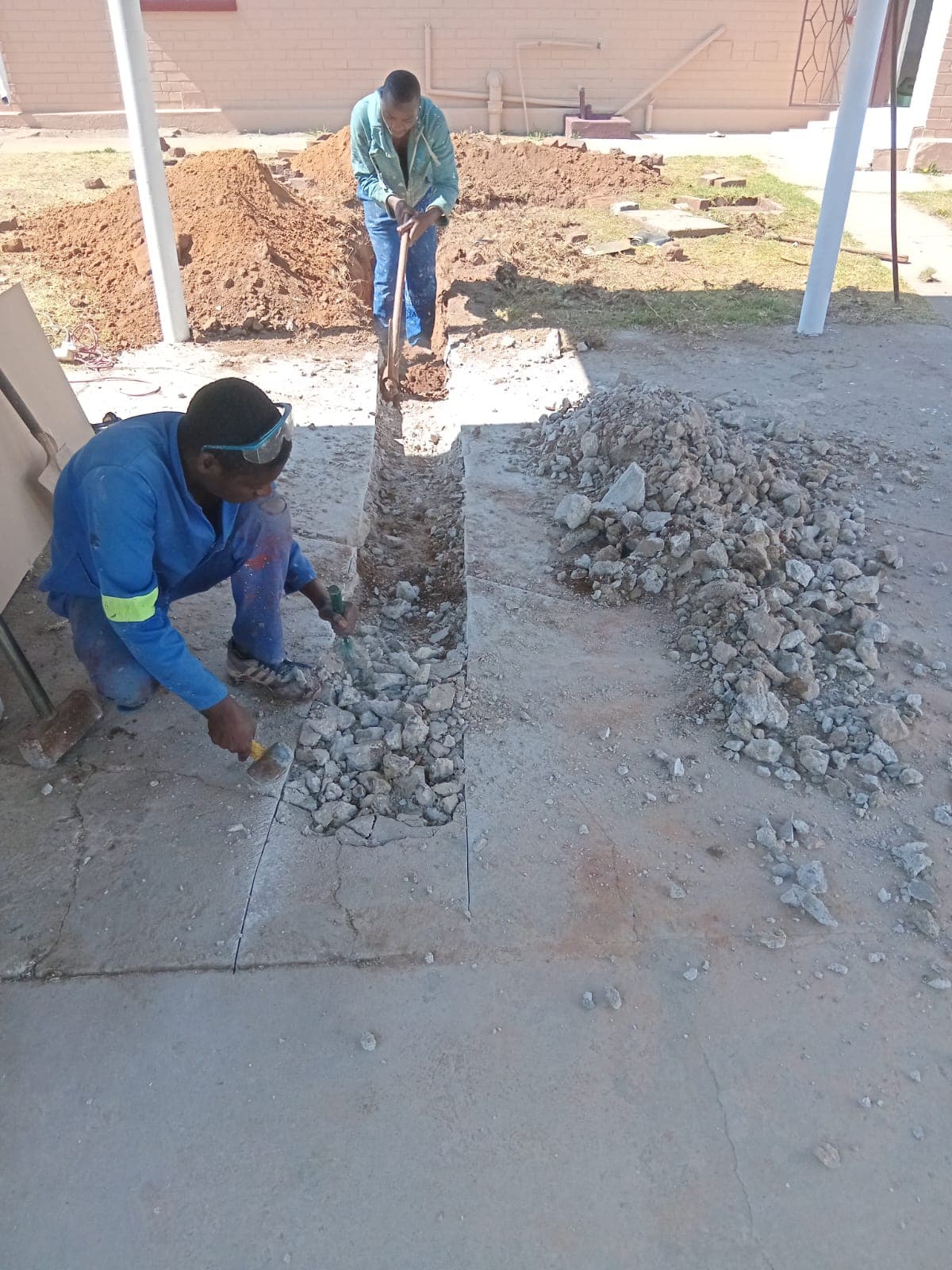 Sinqobile Construction Concrete foundation work by Sinqobile Construction in Rosebank - Professional construction work