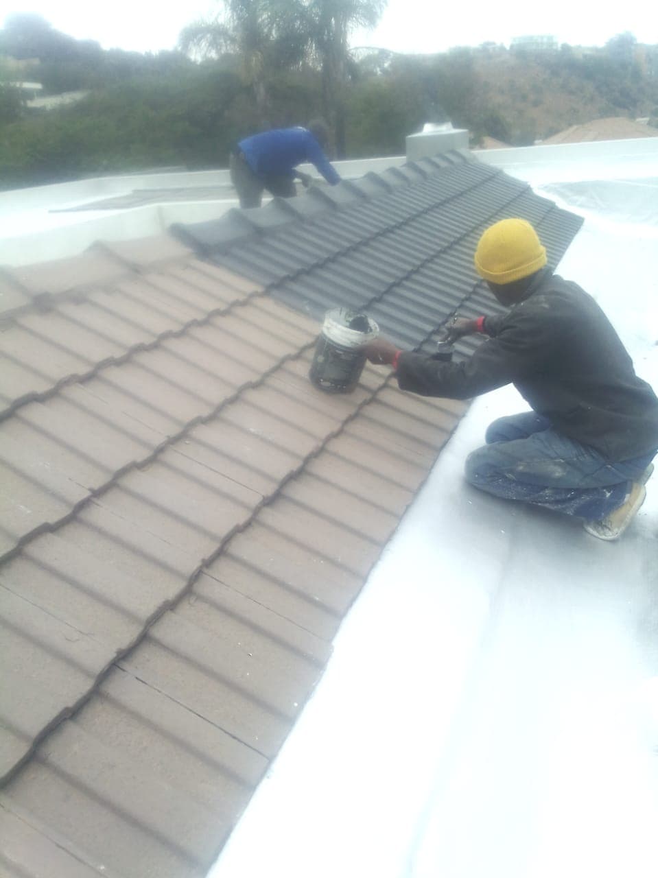 Sinqobile Construction Roof tiling installation by Sinqobile Construction in Alexandra - Professional construction work